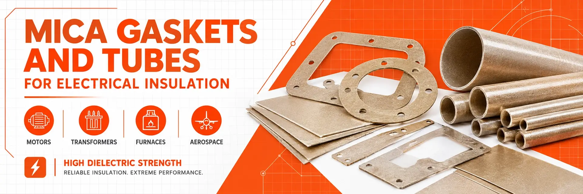 Mica Gaskets and Tubes for Electrical Insulation