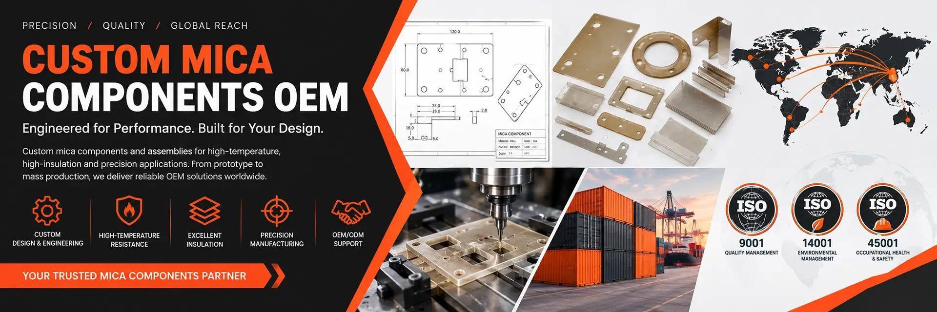 Custom Mica Components OEM ODM